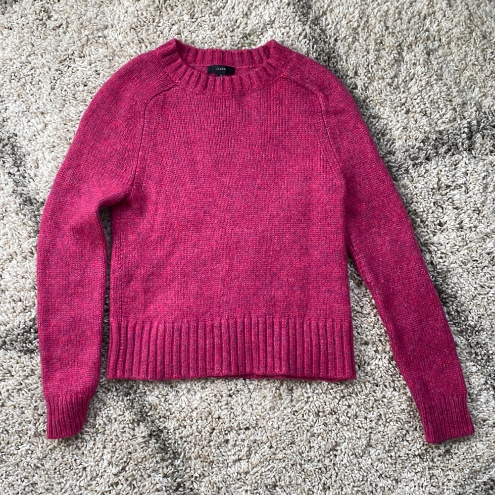 Pink Jcrew sweater